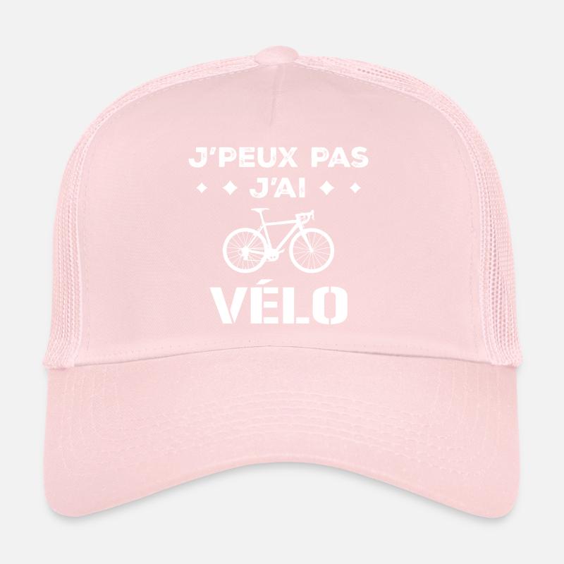 Design Humor Cyclist Two-Wheeler Enthusiasts Trucker Cap