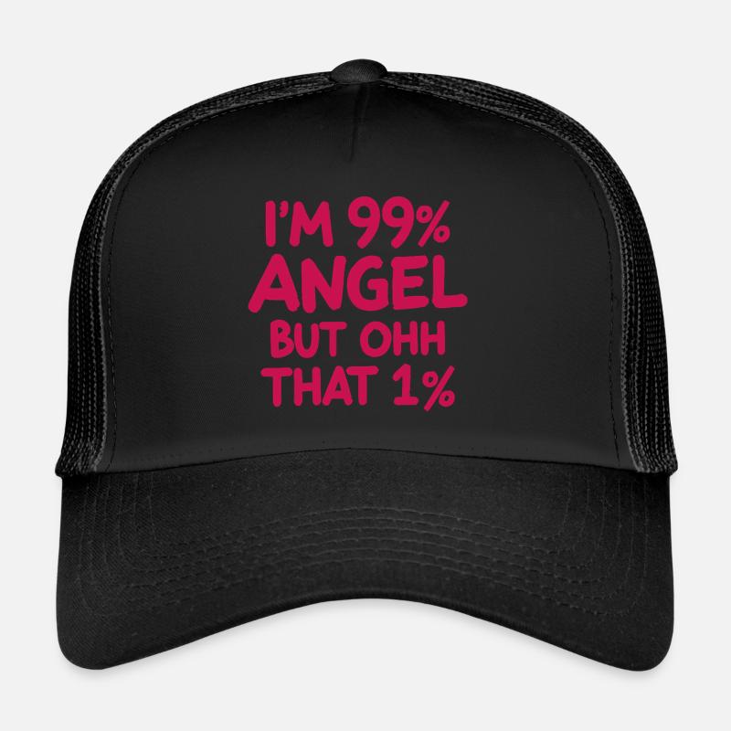 Ange Ange Pourcentage Dire Casquette trucker 