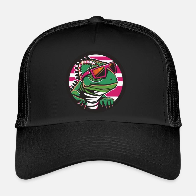 Chameleon Cool Comic Trucker Cap
