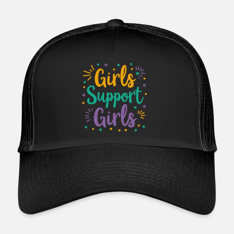 Filles Soutien Filles Déclaration Amitié Casquette trucker 