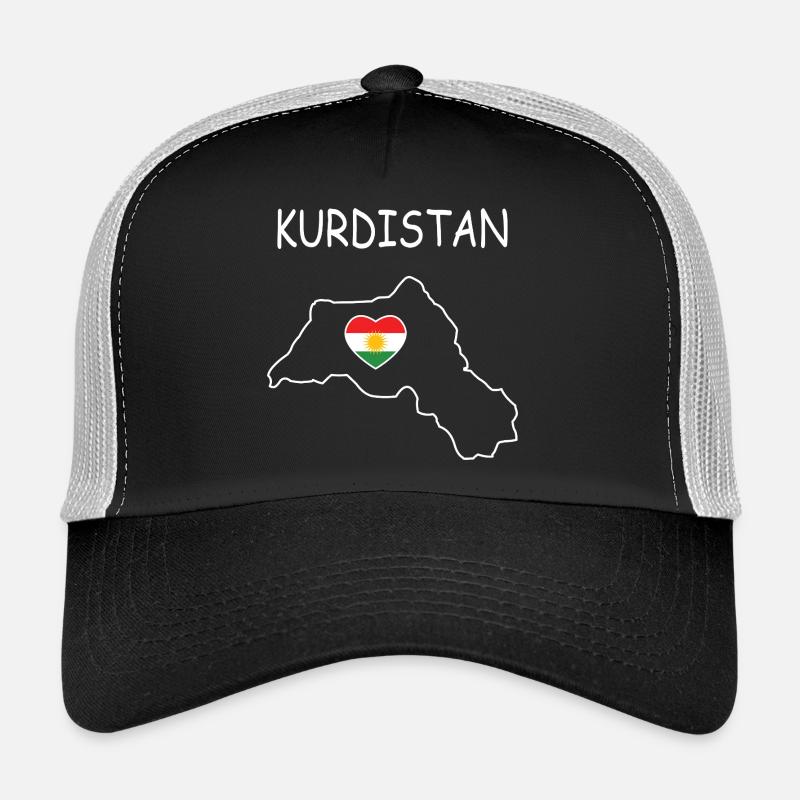 Kurdistan Flagge Bakur Bashur Rojava Rojhlt Newroz Trucker Cap