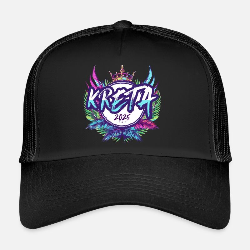 Crète 2025 Coloré Casquette trucker 