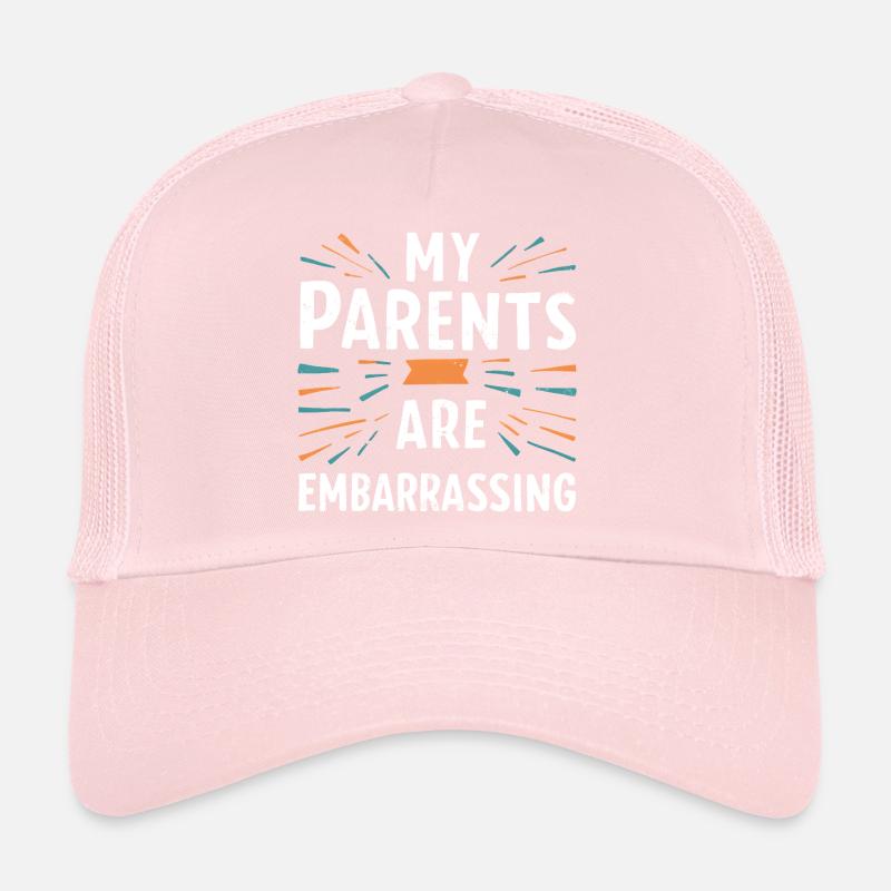 Mes parents sont embarrassants Casquette trucker 
