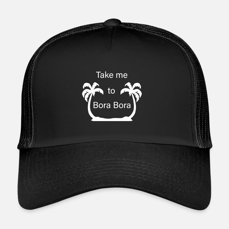 Bora Bora, Paradis, Cadeau Casquette trucker 