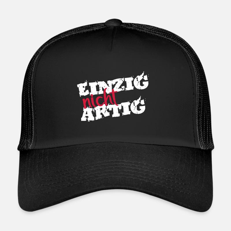 Unique Unique Drôle Artig Méchant Différent Casquette trucker 