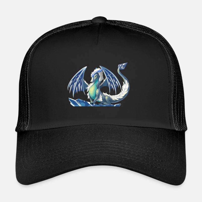 Magischer Eis Drache - Drachen der Elemente Trucker Cap