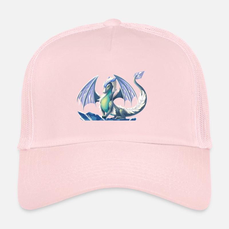 Dragon de glace magique - dragon des éléments Casquette trucker 
