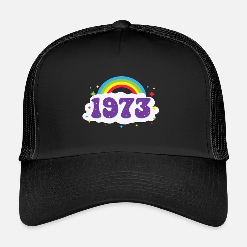 1973 Rainbow - Trucker Cap - Schwarz/Schwarz
