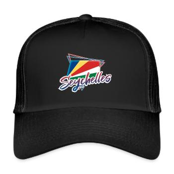 Seychelles - Casquette trucker  - noir/noir - Devant