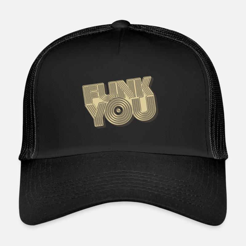 Funk You - Casquette trucker  - noir/noir