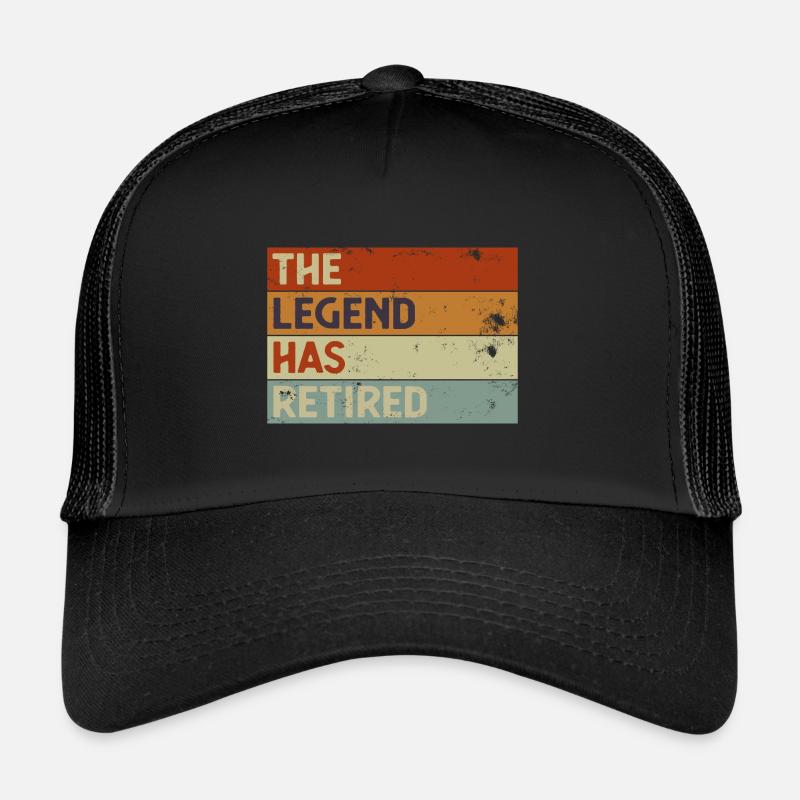 La légende a pris sa retraite Casquette trucker 