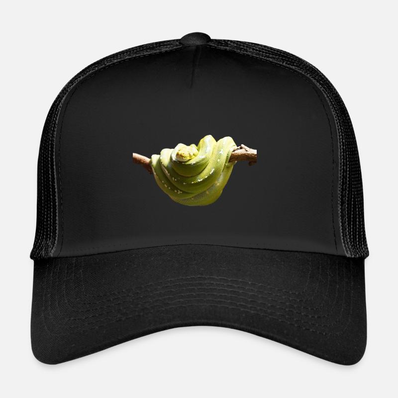 The tree pyton can grow up to four meters long Trucker Cap