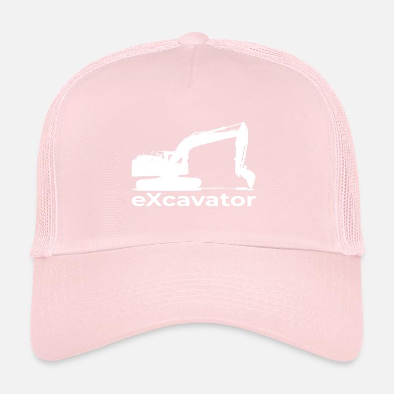 excavator construction worker construction civil engineering excavator construction machine Trucker Cap