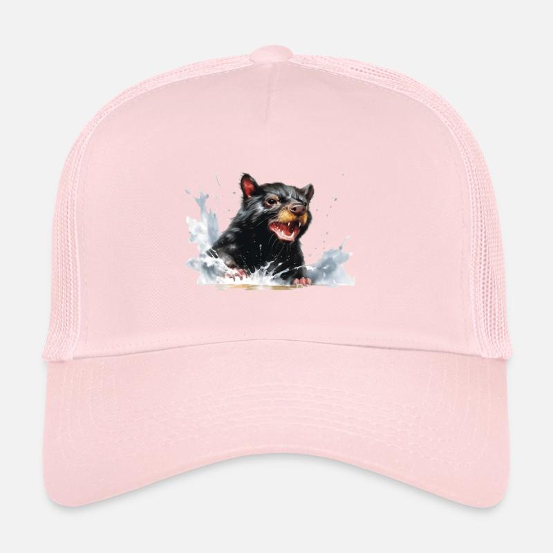 Tasmanian devil in the water Trucker Cap