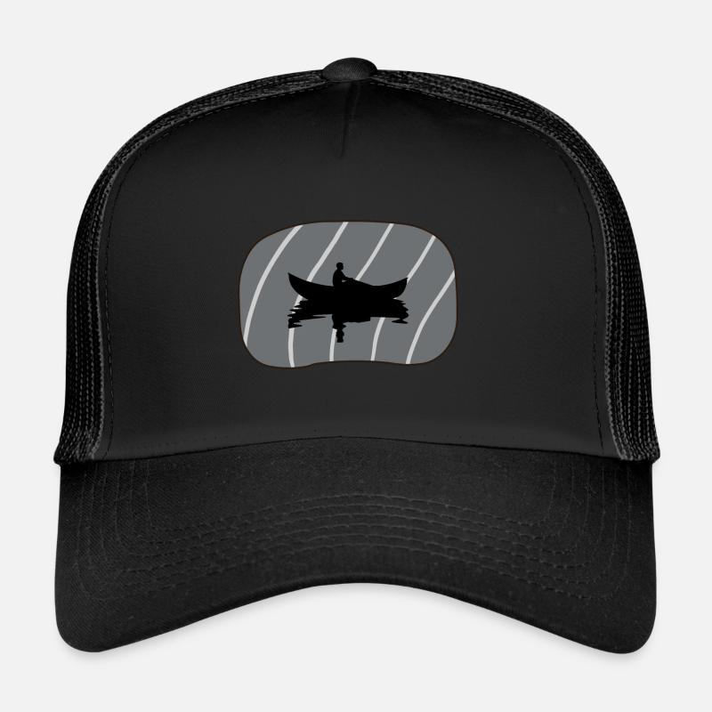 Canoe Rowing Canoe Trucker Cap