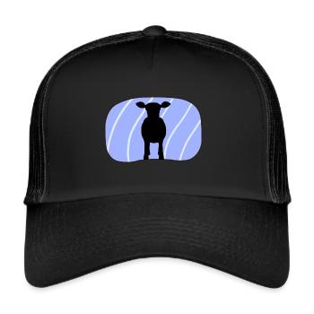 Kuh Stier Muh - Trucker Cap - Schwarz/Schwarz - Vorne
