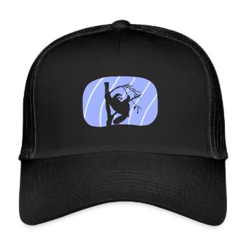 Sloth Chill Fatigue - Trucker Cap - black/black - Front