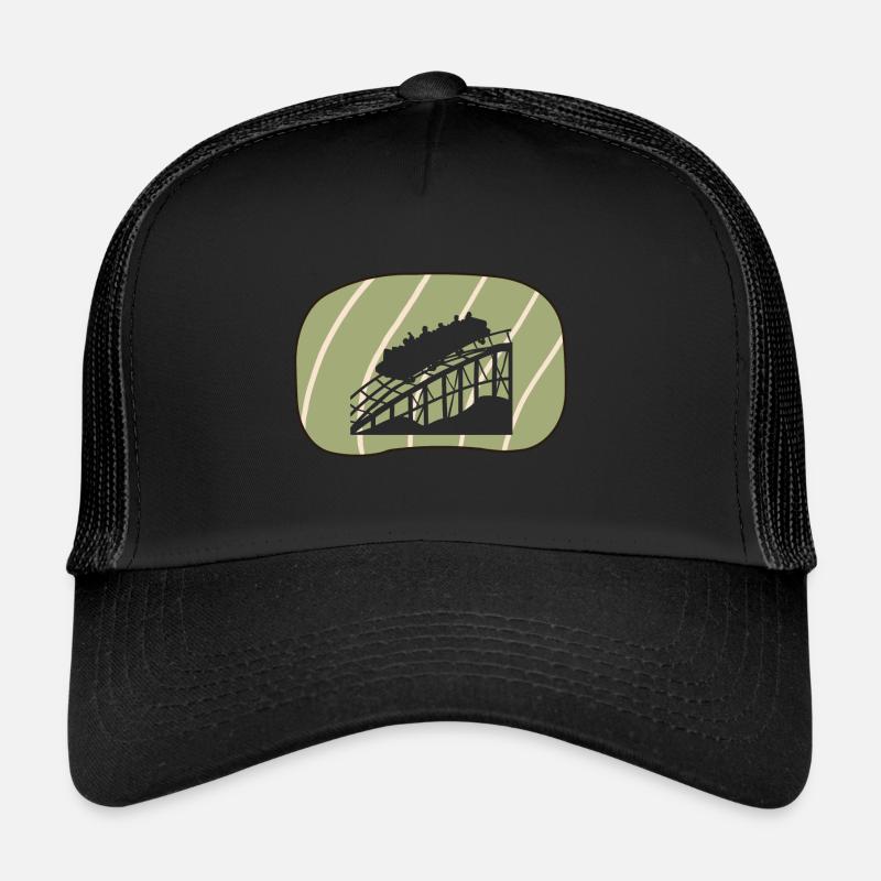 Roller coaster Ferris wheel funfair Trucker Cap