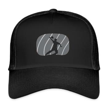 Spiel - Trucker Cap - Schwarz/Schwarz - Vorne