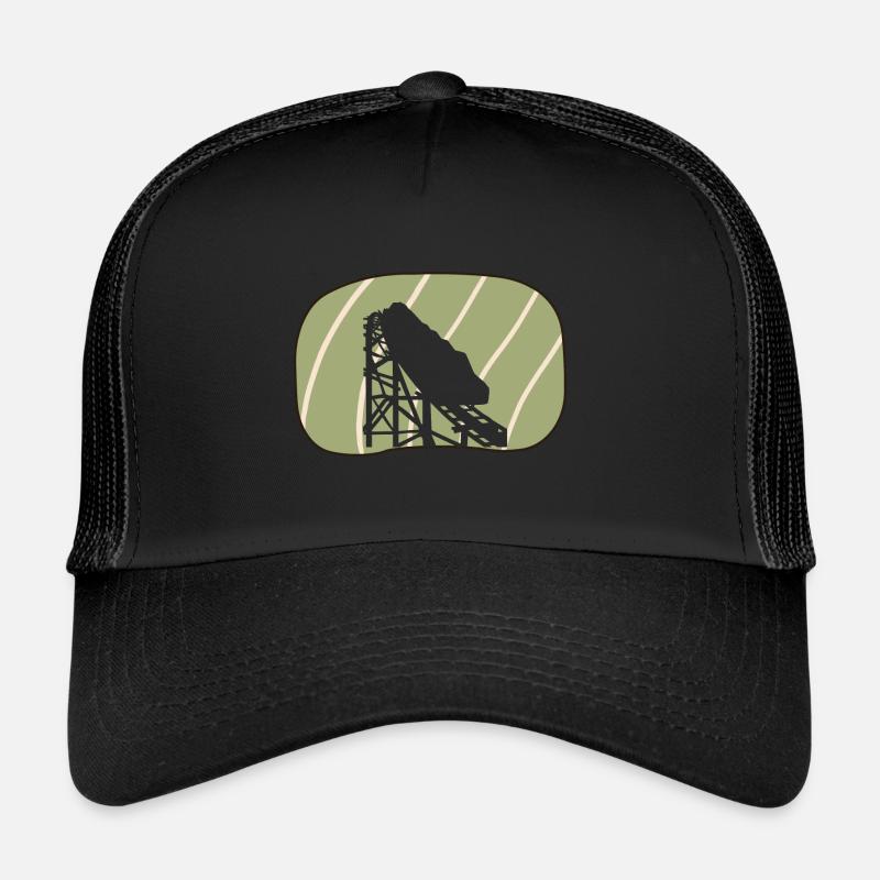 Carnival Roller Coaster Ferris Wheel Trucker Cap