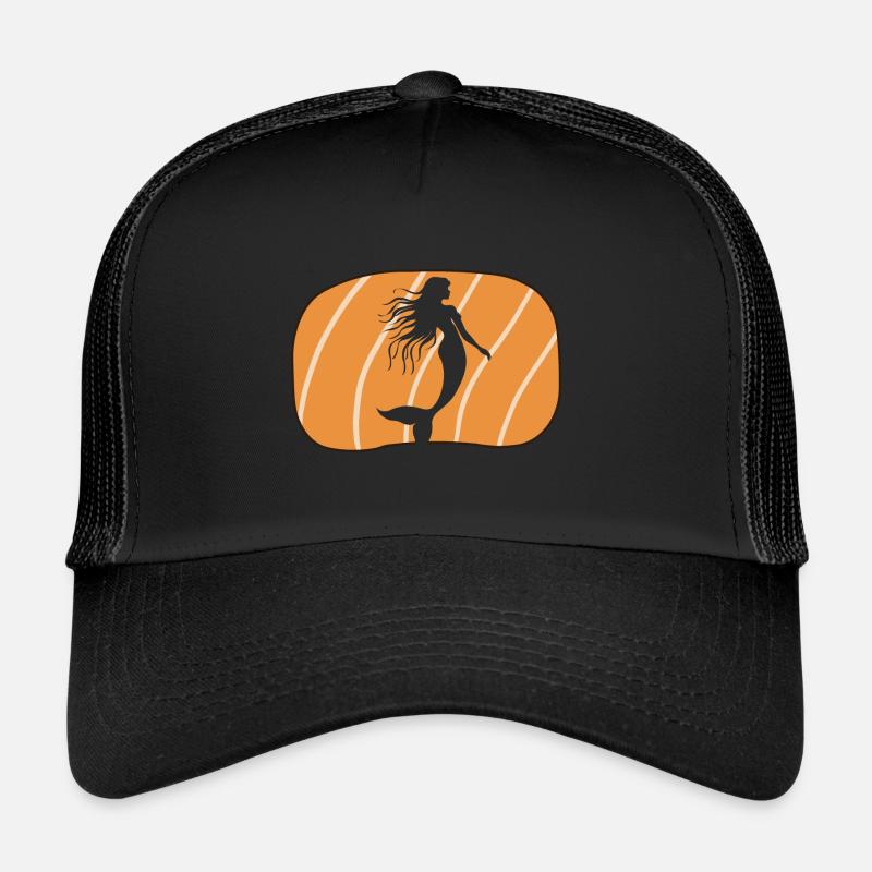 Aileron de créature mythique de sirène Casquette trucker 