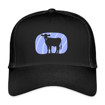 Vegan Meat Organic - Trucker Cap - black/black - Front