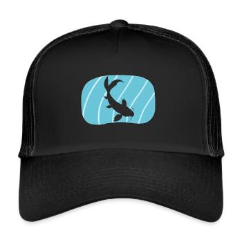 Koi Fish Fish Head - Trucker Cap - black/black - Front