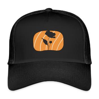 Floristry Flower Power Bouquet - Trucker Cap - black/black - Front