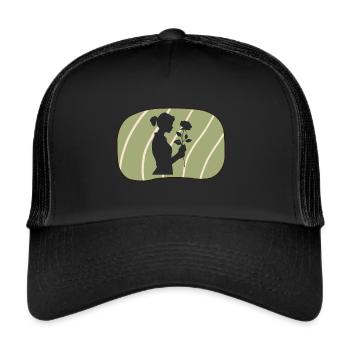 Floristry Flower Power Watering Can - Trucker Cap - black/black - Front