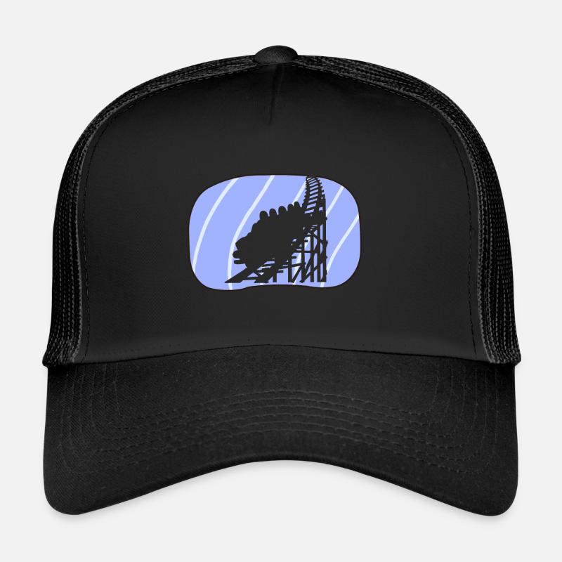 Roller coaster rollercoaster Ferris wheel Trucker Cap