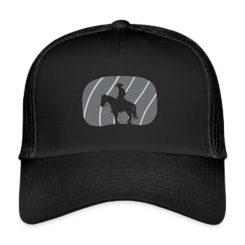 Cowboy Cowboy Boots Ranch - Trucker Cap - black/black - Front