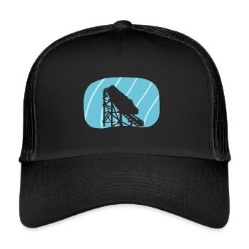 Rummel Achterbahn - Trucker Cap - Schwarz/Schwarz - Vorne