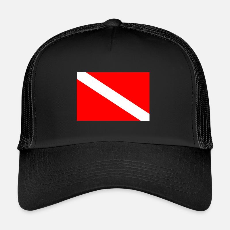 Drapeau de plongée Casquette trucker 