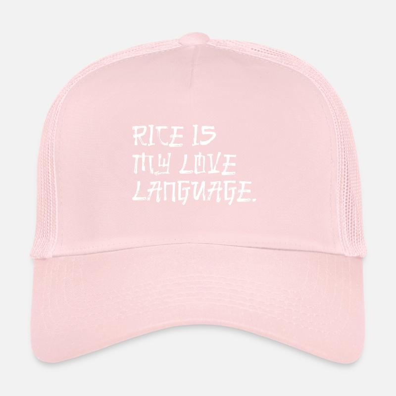 Le riz est mon langage d’amour Casquette trucker 