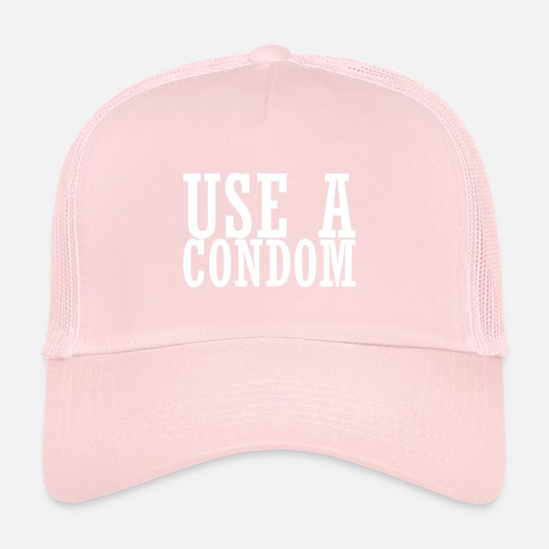 Utilisation sarcastique d’un préservatif Casquette trucker 