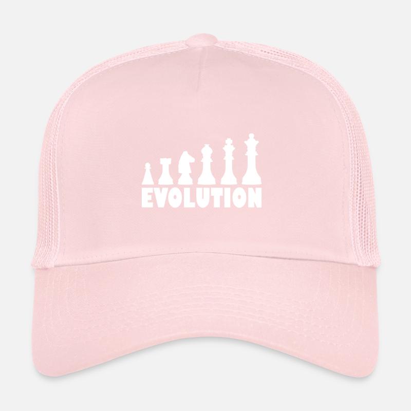 Échecs évolution échecs Casquette trucker 