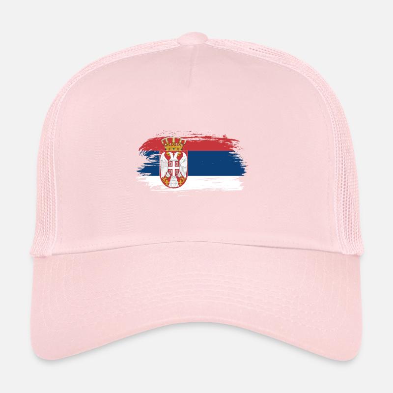 Drapeau Serbie Casquette trucker 