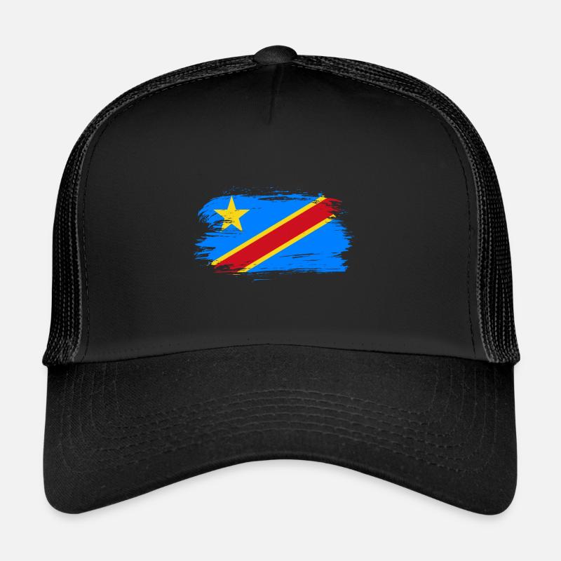 Drapeau du Congo Casquette trucker 