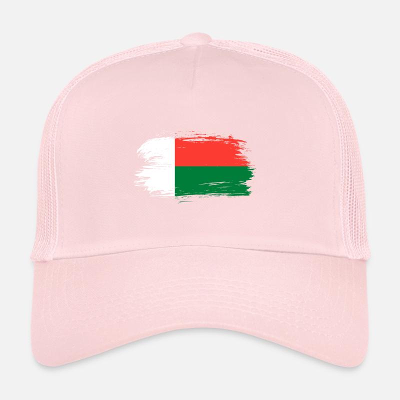 Bannière du drapeau de Madagascar Casquette trucker 