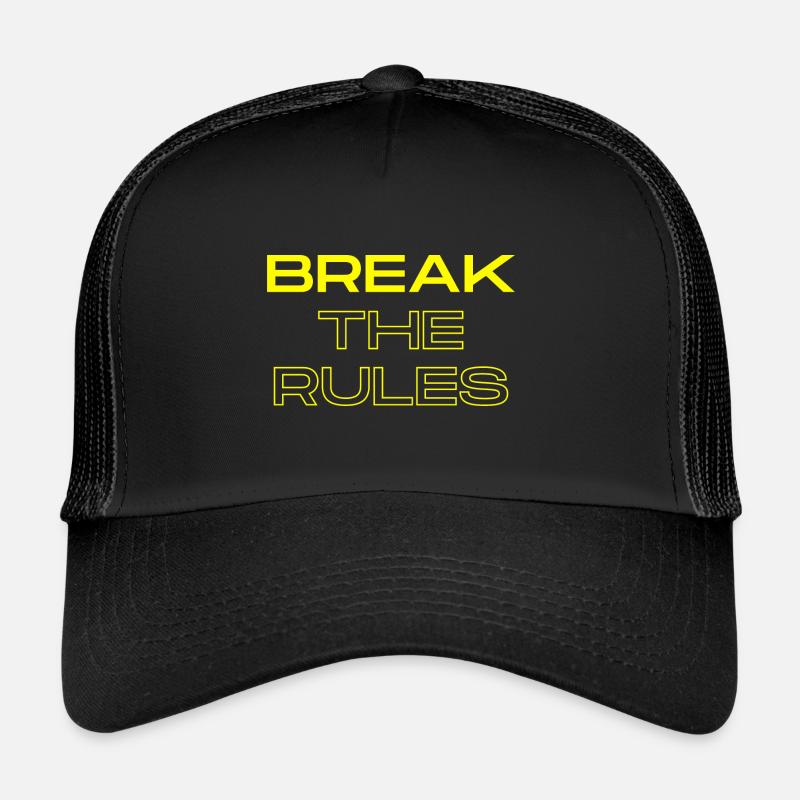 Break the Rules Trucker Cap