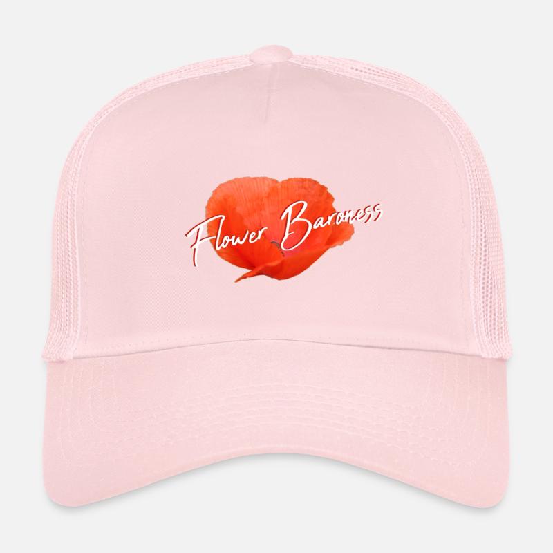 Coquelicot Fleuriste Amateurs de fleurs Casquette trucker 
