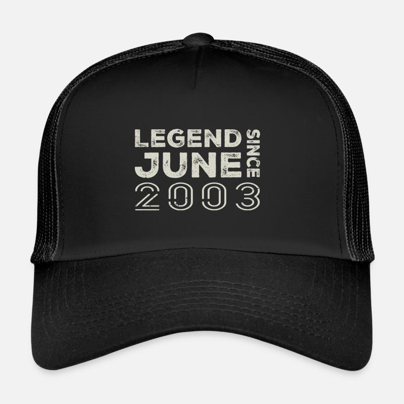 June 2003 Birthday June 2003 June Gift 2003 Trucker Cap