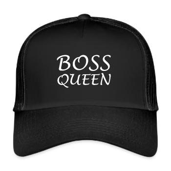 Boss Queen Gift Lady - Casquette trucker  - noir/noir - Devant