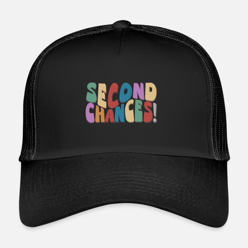 Second Chances, Retro Groovy, optimiste, nouveaux départs Casquette trucker 