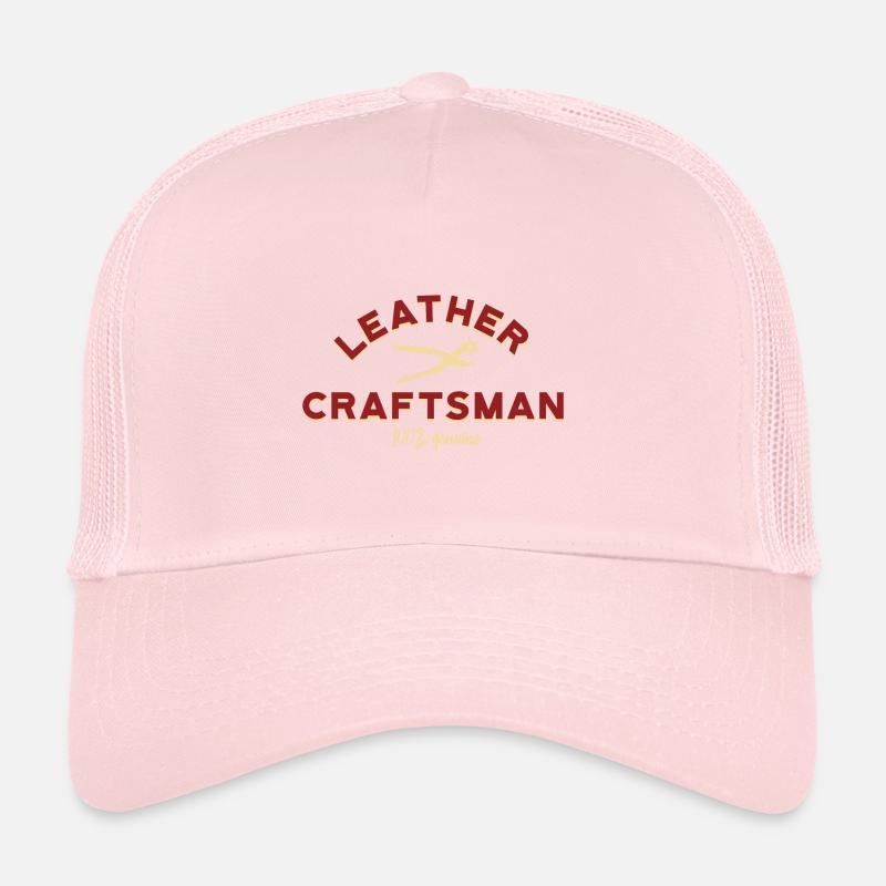 Leather crafts Trucker Cap