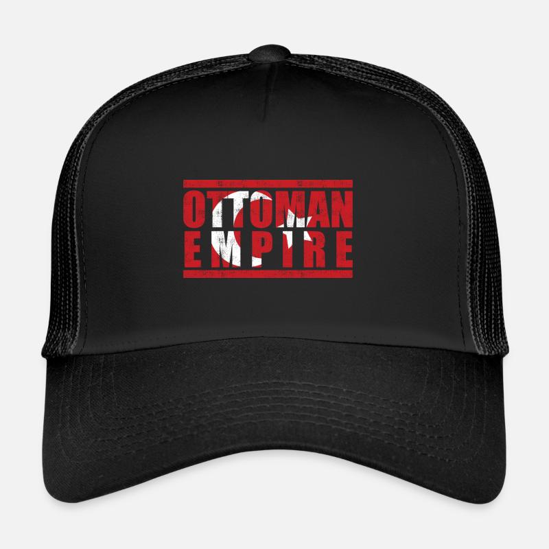 Osmanisches Reich - Trucker Cap - Schwarz/Schwarz
