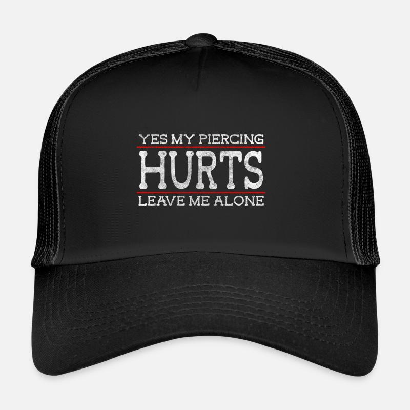 Piercer Stechen Körperschmuck Stecker Trucker Cap