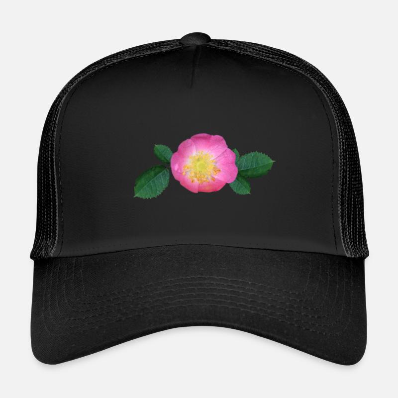 Rose Rose pink Rose Casquette trucker 