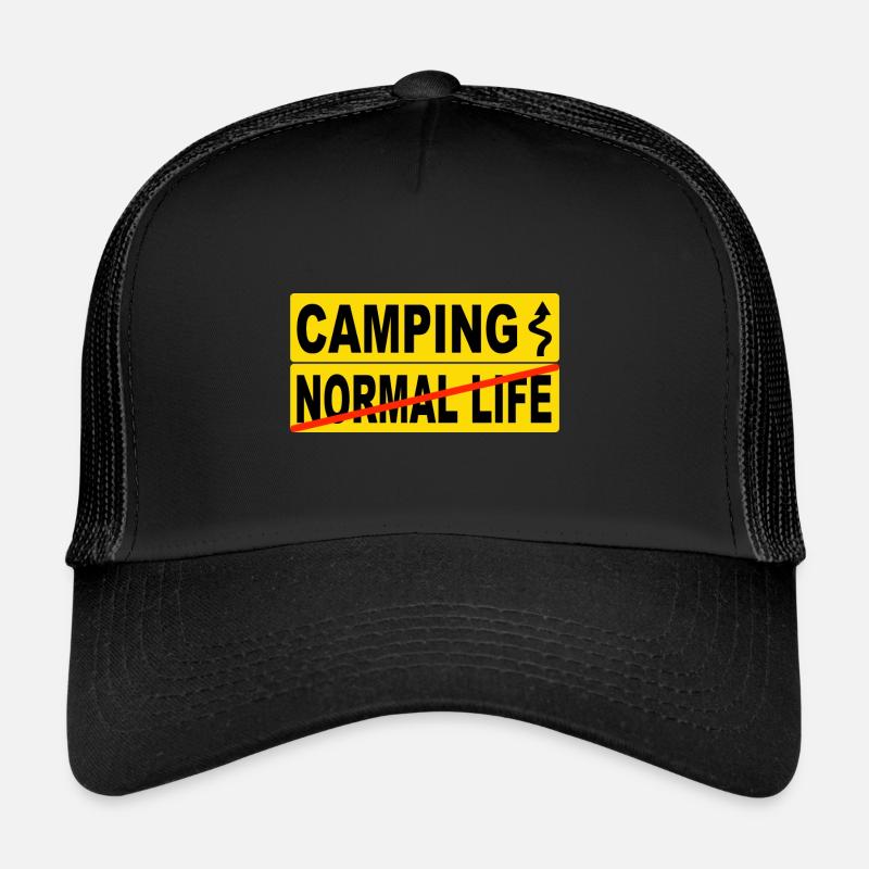 Camping vie normale Casquette trucker 