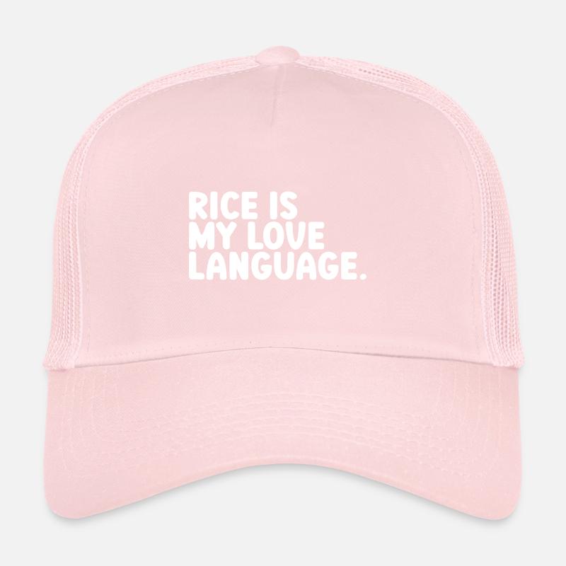 Le riz est mon langage d’amour Casquette trucker 